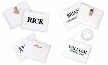 What does your name badge say about you?